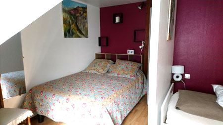 Gite Dardenne à La Malene - Chambre